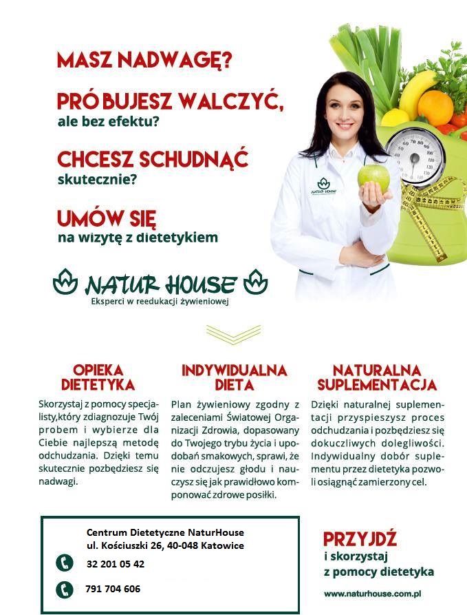 Newsletter Plakat NatuHouse Katowice Kosciuszki